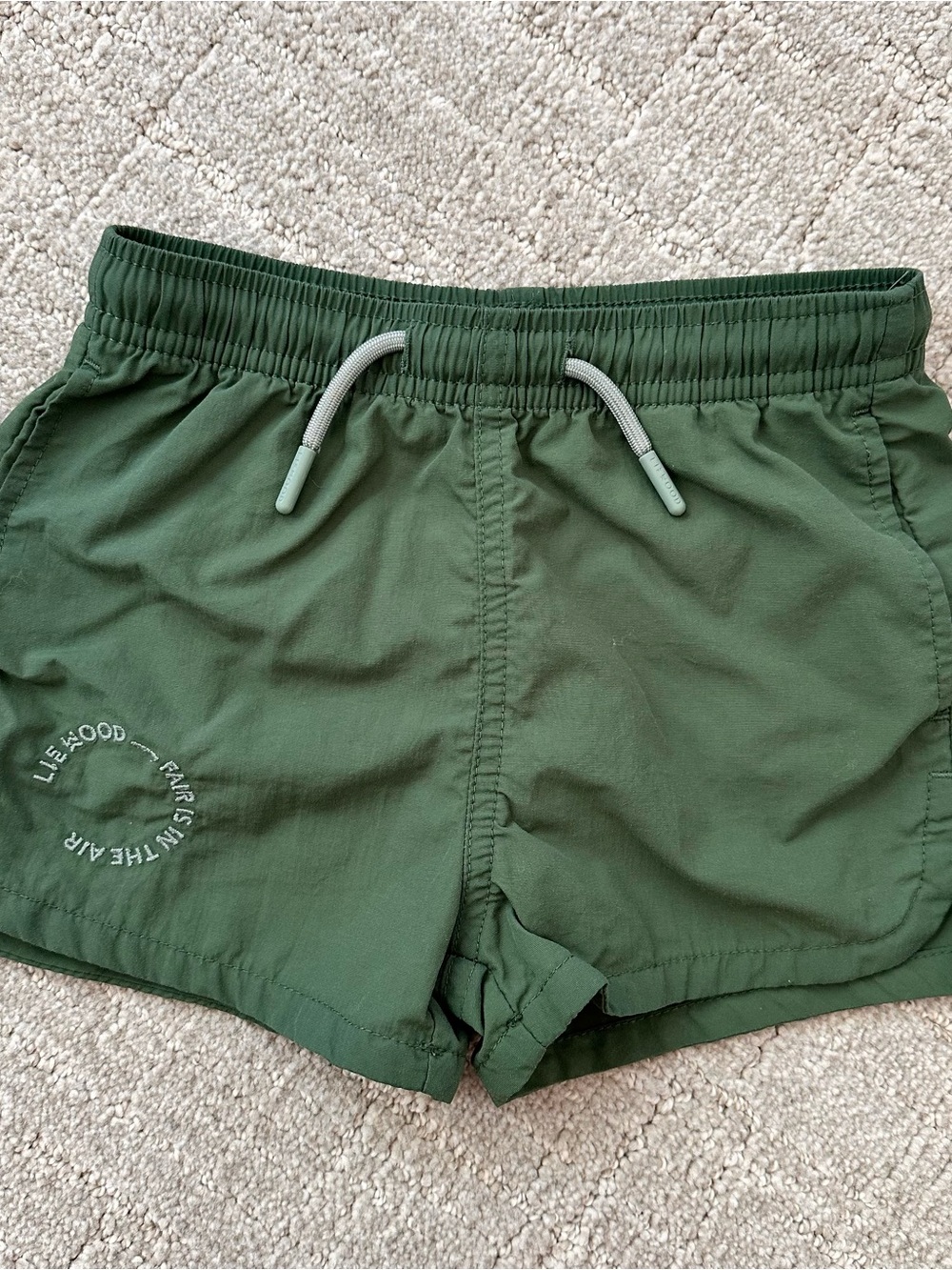 Liewood Aiden green swim shorts